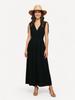 Minimalist Elegance Long Dress - Black