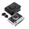 Khanka Black Leather Case Compatible Fujifilm Instax Evo Hybrid Instant Camera Instax Mini Evo INS MINI