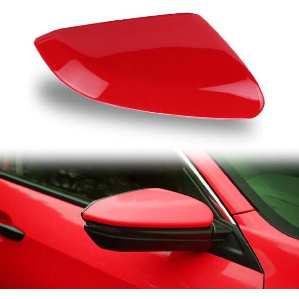 Silver Right Passenger Side Mirror Cap Cover For Honda Civic 2016 2017 2018 2019 2020 2021 Rearview Mirror Cap Replacement