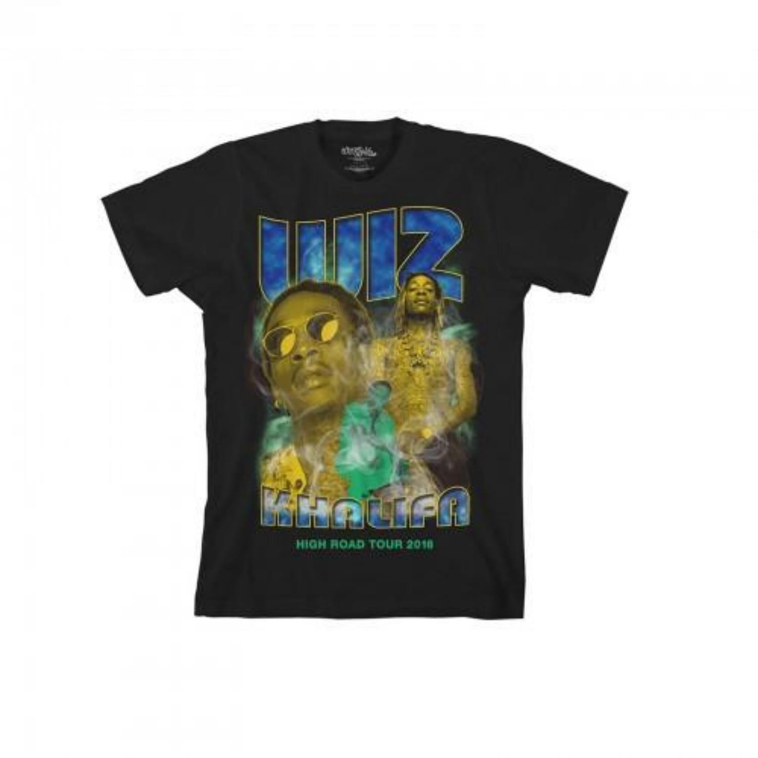 

Wiz Khalifa Unisex Adult 90 s T-Shirt S чёрный