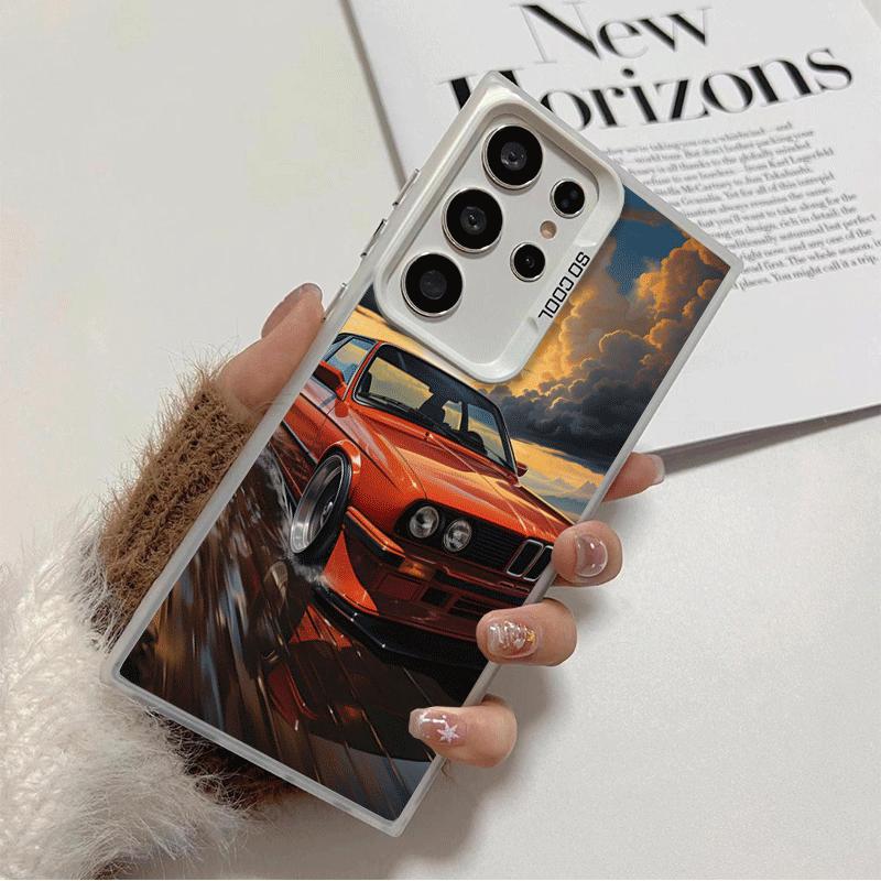 Classic Vintage Retro Car Shockproof Phone Case for Samsung Galaxy S26 Edge S25 Ultra S24 FE S23 Plus S21 Cover Anti Fall Fundas