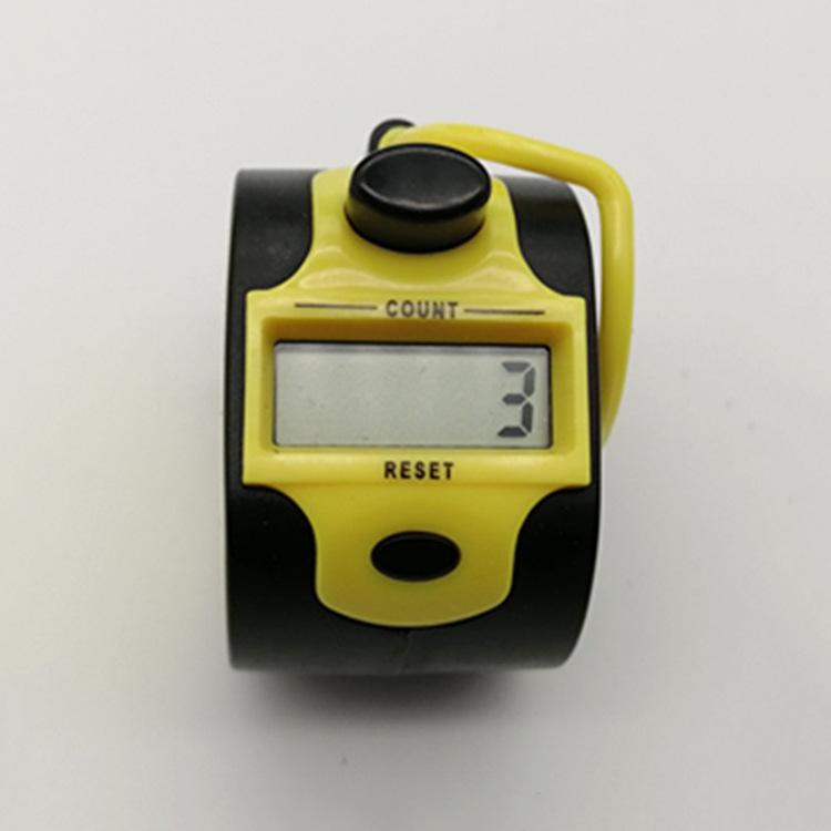 Electronic 5 Digit Number Counters Plastic Shell Hand Finger Display Manual Counting Tally Clicker Timer Soccer Golf Counter