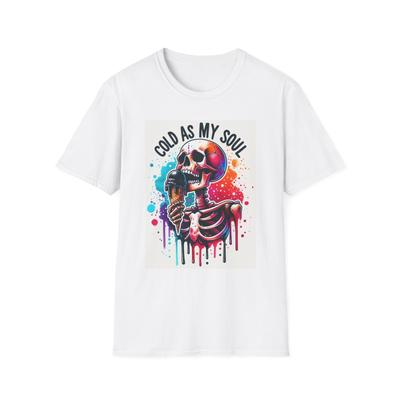 Funny Skeleton Unisex T-Shirt, Halloween Costume Tee, Humorous Skull Shirt,
