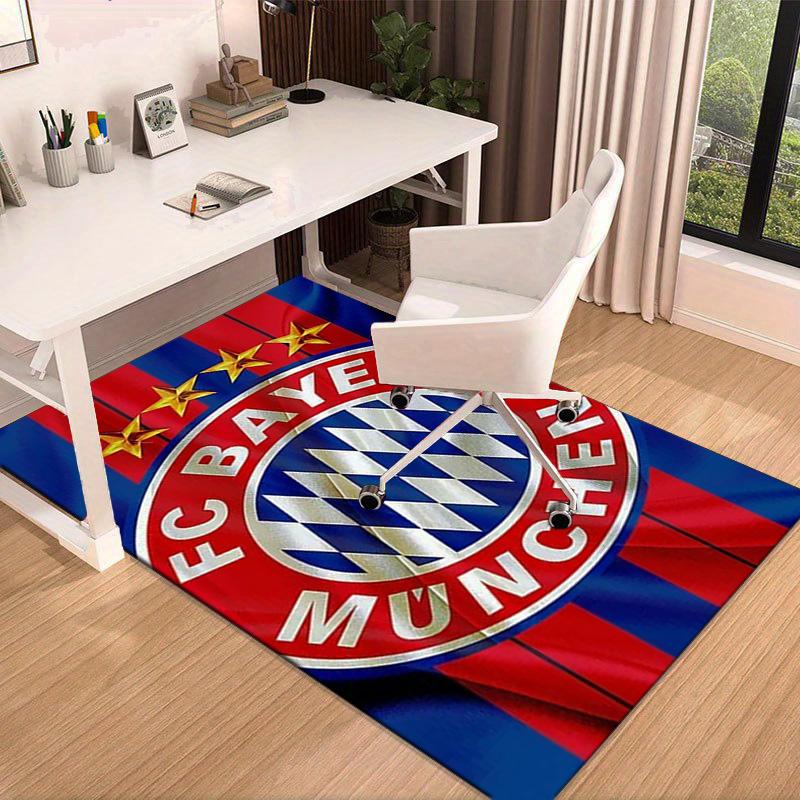 Munich FC Crest Printed Area Rug for Office, Chair Rug, Decorative Carpet Floor Mat, Large Size Fan gifts Christmas gifts
