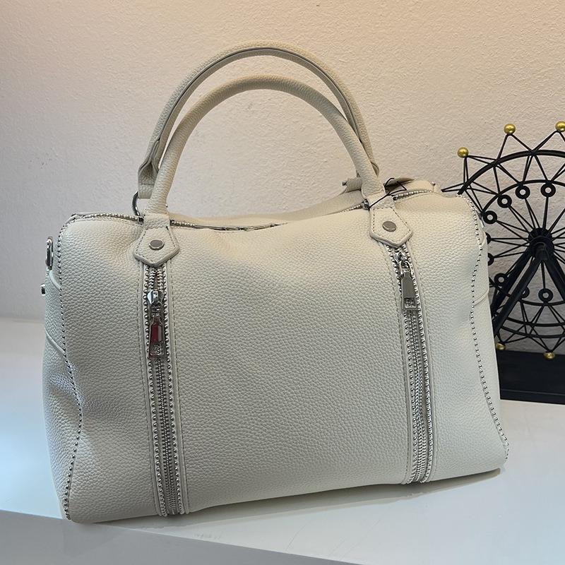 Francouzská Crossbody taška přes rameno Všestranná dámská polštářová taška Boston Velká kapacita Taška s hroty z vrbového proutí