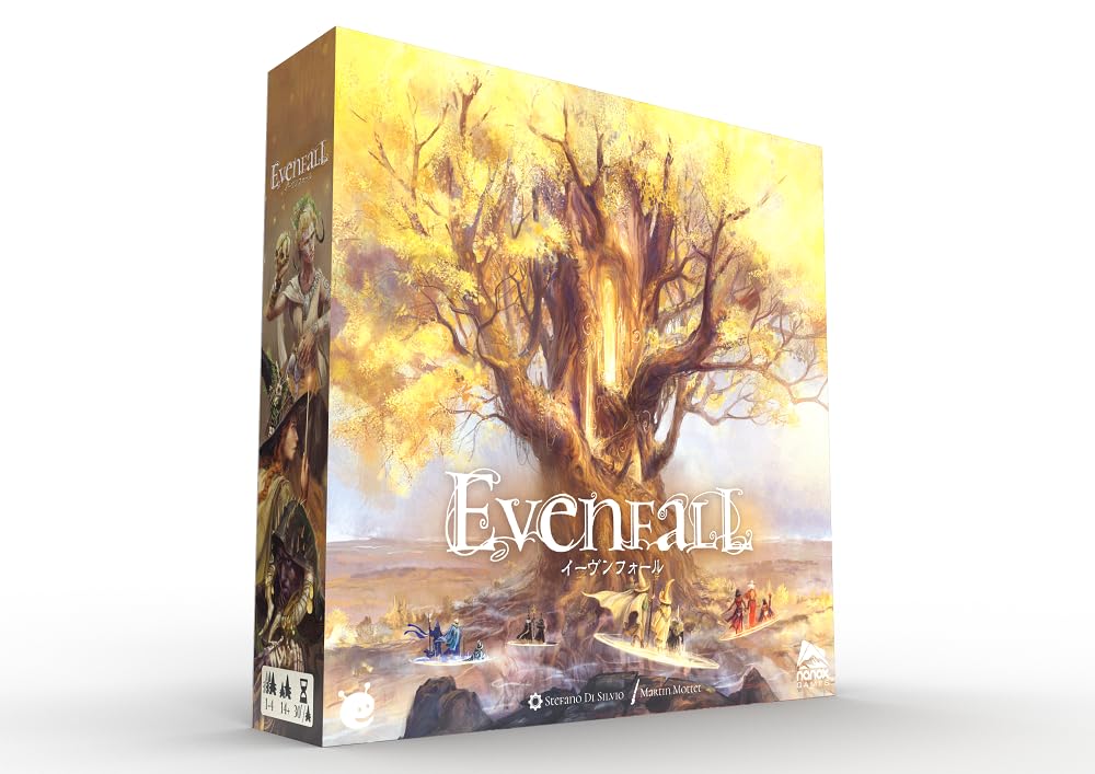 Kenvil Evenfall Japanese Edition Ages 14 and Board Game (1-4 Players, 30-120 Minutes, Up)