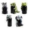 Atmosphere Desk Ornament Dinosaur Can Cover, Cute Animal Soda Holder for 375ml Cans, Cover Plastic Drink Stand Desk, Fun Party Home Bar Decor