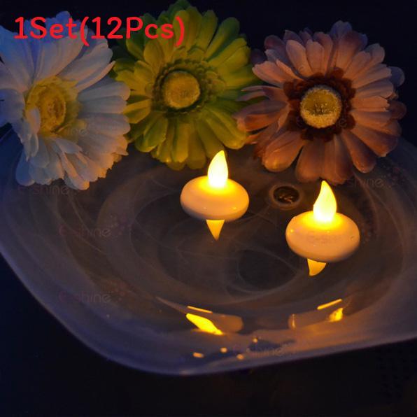 

Flameless 12pcs Electronic Led Tea Light Candles Smokeless Candles Party For WARM