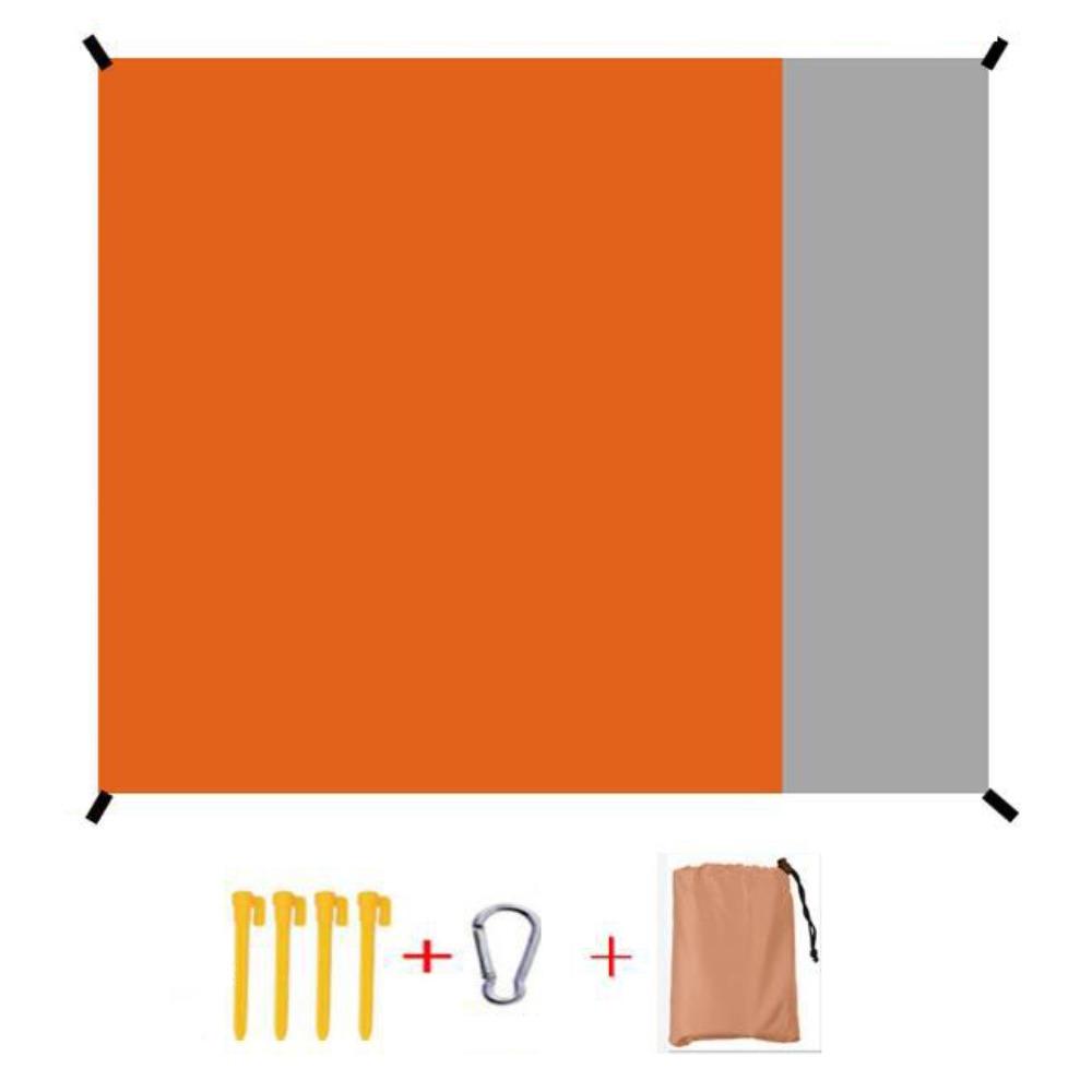 

Водонепроницаемый складной коврик для кемпинга, нейлоновый мини-карманный коврик для пикника, аксессуары для улицы оранжевый