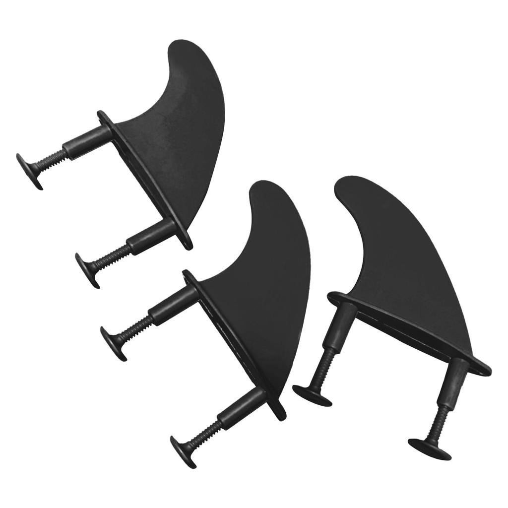 3 Pcs Durable Surfing Fins and Screws Set TPU Soft Tops Surfs Fins Replacement Soft Surfboard Fins Tail Thrusters Fins