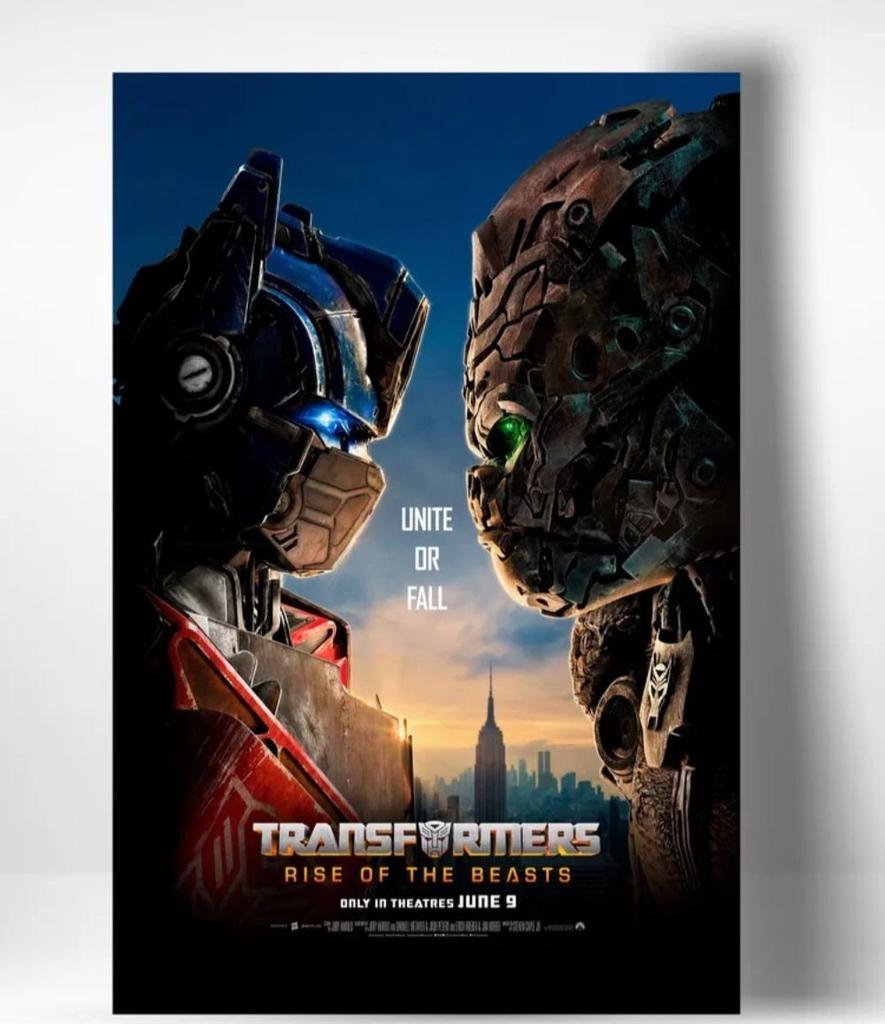 Transformers Rise of the Beasts Metal Poster, Movie Wall Art 20x30cm
