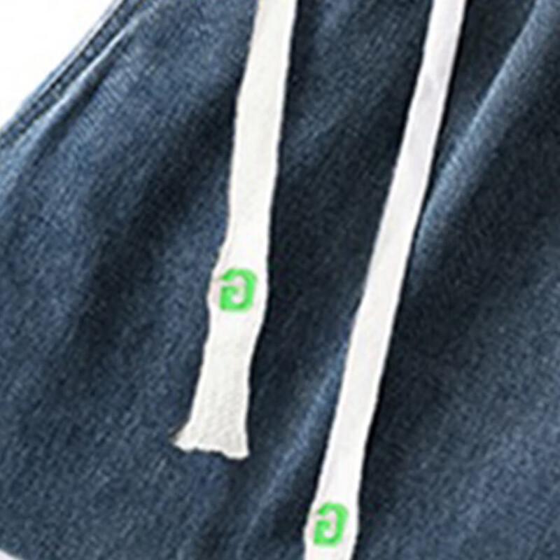 NASA MARVEL Men's Loose Wide-Leg Straight Fit Jeans