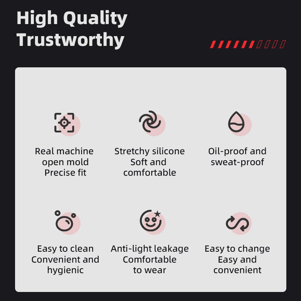 Augenpolster für Flugbrillen aus Silikon, bequeme Schutzbrille, Gesichtsmaskenabdeckung, Brillenersatzzubehör für DJI Avata Goggles 2