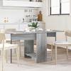 Dining Table 138 x 70 x 73.5 cm Engineered Wood Sonoma Grey