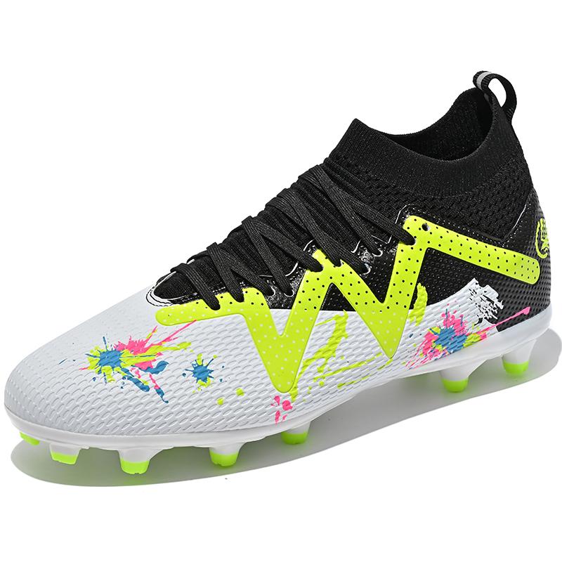 Football Boots Men Professional Field Soccer Cleats Teenagers High Quality Football Shoes High Top Grass Training Footwear