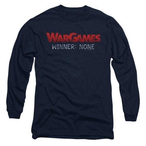 WarGames Unisex Adult No Winners Long-Sleeved T-Shirt