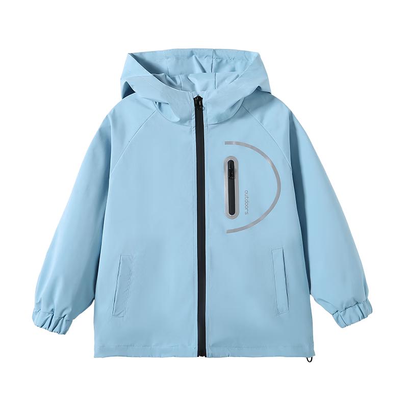 Romon Boys  Hooded Windproof Softshell Jacket 130