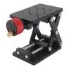 Lab Lifting Platform Elevator Manual Optical Sliding Rustproof 148*80mm 55mm Abs Aluminum Alloy Hard Anodizing