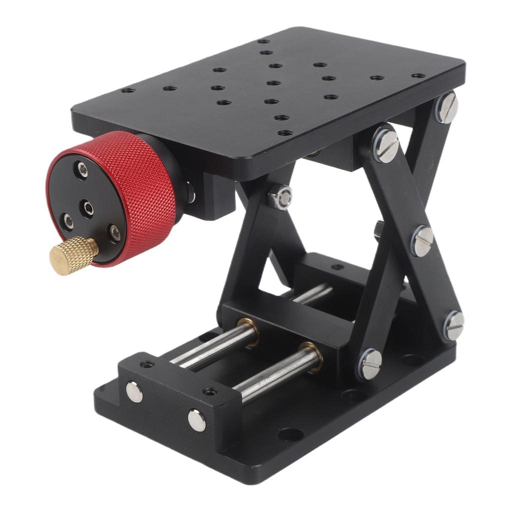Lab Lifting Platform Elevator Manual Optical Sliding Rustproof 148*80mm 55mm Abs Aluminum Alloy Hard Anodizing