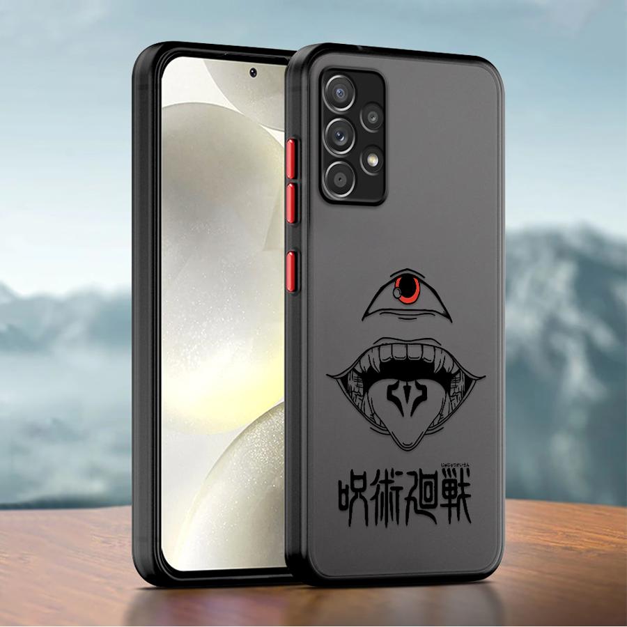 Pouzdro Anime Sukuna Jujutsus Kaisen Soft Edge pro Samsung Galaxy A23 A32 A15 A52 A16 A33 A54 A22 A73 A24 A34 A53 A21s A72 A25 A31