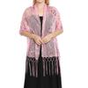Ladies Tassel Shawl Evening Gown Party Dinner Shawl