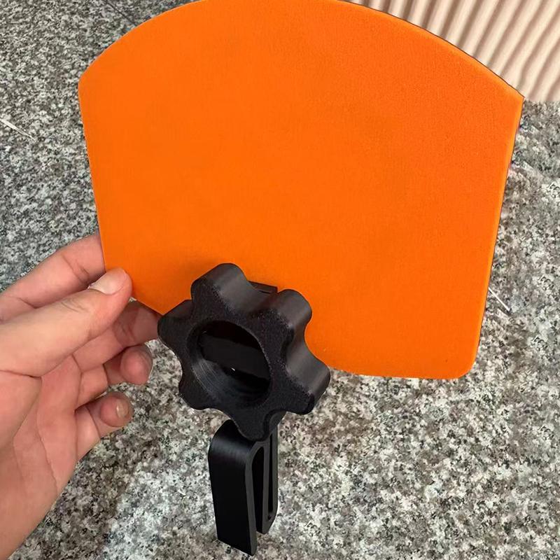 Wall-Mounted Basketball Hoop Miniature 3D Printed Plastic Basketball System Suitable Waste Disposal Hoop Model