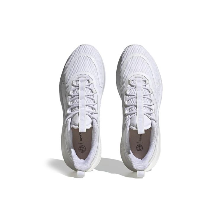 Adidas Alphabounce Plus Triple White Men Sneakers Cloud-White Core-White HP6143