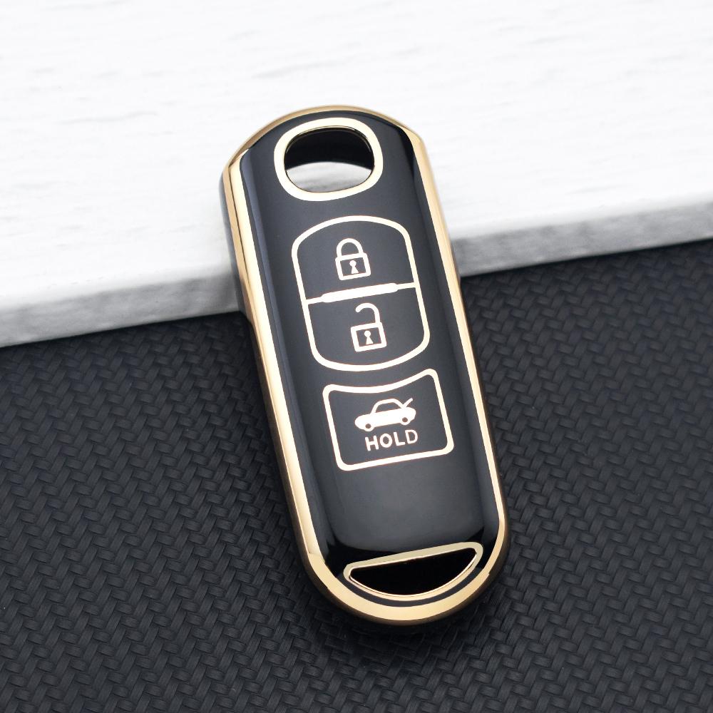 2/3/4 Buttons TPU Protective Key Fob Cover for Mazda Atenza Axela Demio 2 3 6 CX-3 CX-5 CX7 CX-9 2015-2019 Key Cover Key Chain