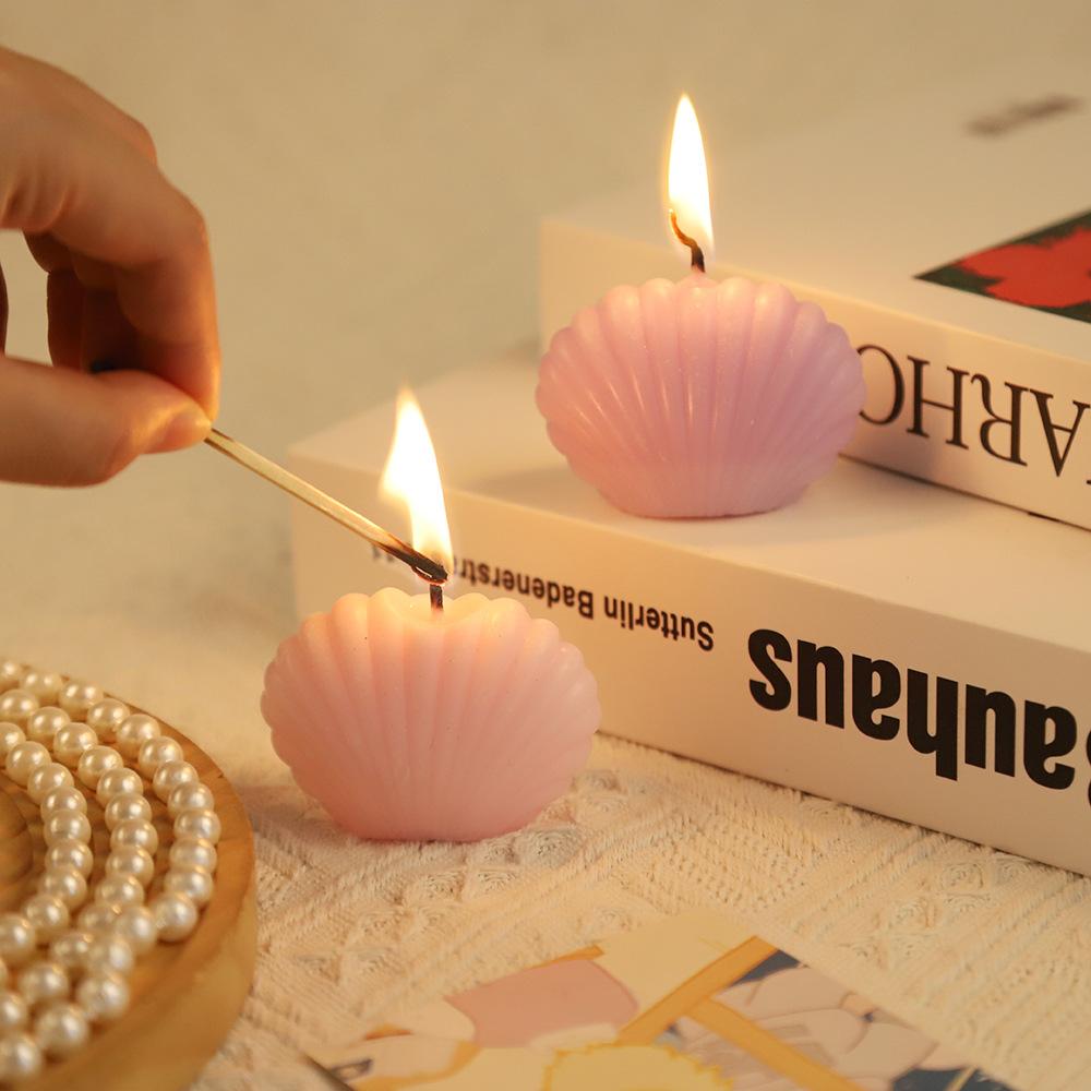 Creative Handmade Small Shell Aromatherapy Candles for Home Aromatherapy Souvenirs Scented Candles