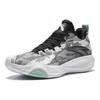 Anta Windhole 4th Generation Anti Slip Wear Resistant Low Top Ant Bounce Technology Basketball Shoes Men's Gray Black Sneakers 112411605-3