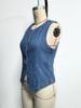 2025 Summer European & American Sleeveless Slimming Denim Women's Vest