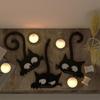 Resin Mould for Crafting Cats Shaped Candle Holder Silicone Decorative Wall Art Decoration Mould DIY Crafting Supplies
