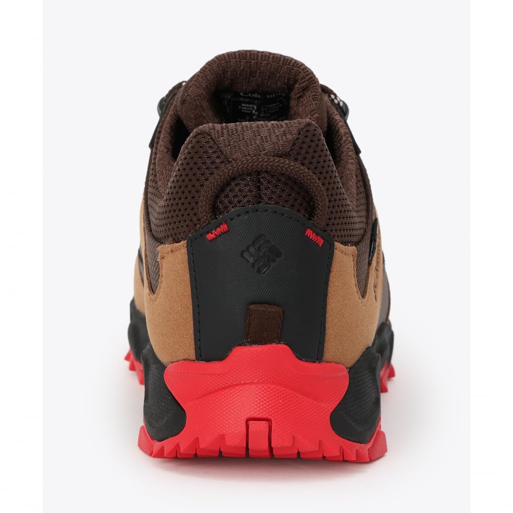 Columbia Saber Six Low Outdry Wide Hiking Size Red YI0238 Shoes, Men's, 26.0cm, Bark, Spark,