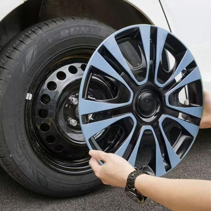 Enjoliveurs Convient aux Voitures avec Roues en Fer de 14/15/16 pouces 4 pièces Fabriqué en Plastique PP Peut Être Pour Décorer L'Apparence des Roues de Voiture