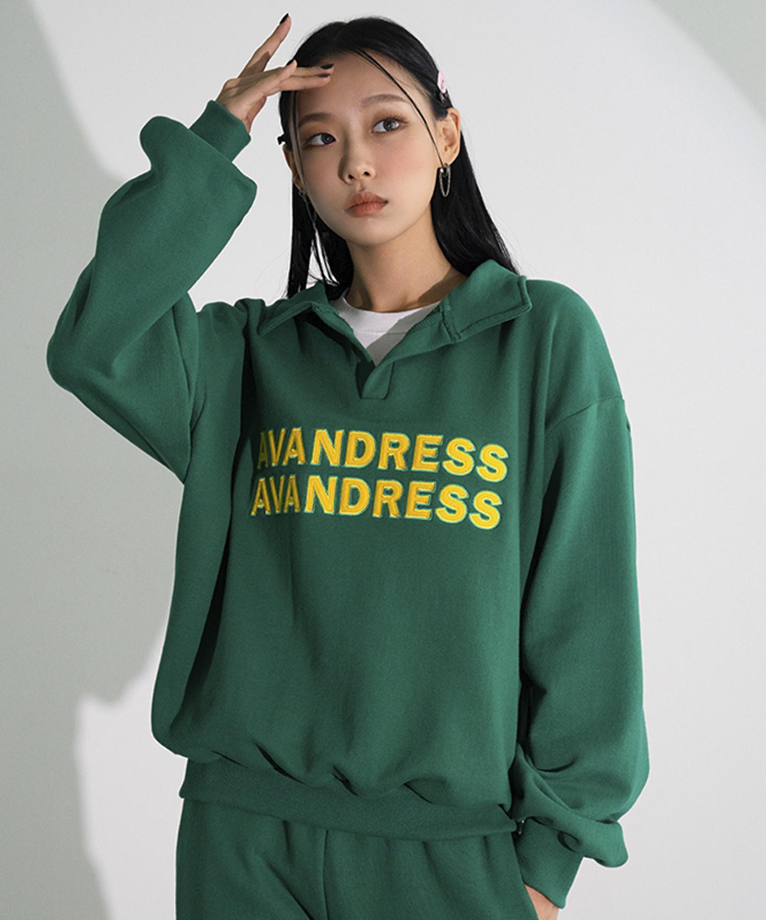 Urban Dress Vivid Applique Collar Mtm Green Green/Free