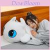 Adorable Rabbit Fur Fluffy Toothless Dragon Plush Toy Cuddly Pillow For Girls Birthday Gift