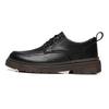 British Style Men Leather Shoes Black Business Office Shoes Lace Up Oxford Shoes High Quality Casual Leather Shoe Dress Footwear