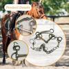 Horse Bit Equestrian Accessories Stainless Steel Rotatable Horses Mules Supplies Mouth Snaffle for