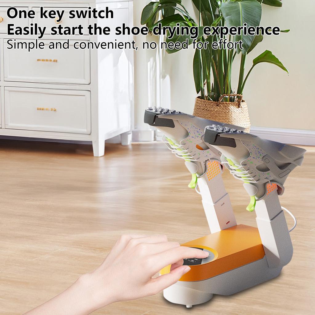 Timed Shoe Drying Machine, Shoe Dryer, Foldable Shoe Dryer, Extendable Intelligent UV Deodorizings Shoe Drying Device