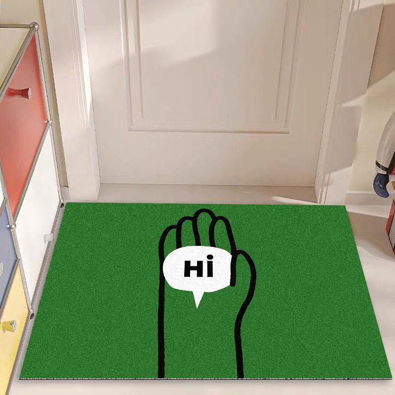 Minimally Designed Entry-Level, Dirt Resistant Silk Ring Bedroom, Living Room Floor Mat, Bathroom Non Slip Mat