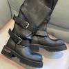 Women's Anti-slip Shoes - Vintage Thick-soled Boots - Long Boots