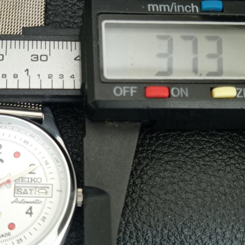 REFURBISHED SEIKO AUTOMATIC 6309A VINTAGE JAPAN MENS WHITE DIAL WATCH a443087-1