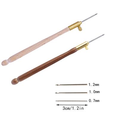 1Set Fransız Nakışı Tığ İşi Kendin Yap El Çapraz Dikiş Pamuk Tığ İşi 3 İğne