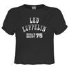 Amplified Womens/Ladies EarlÂ´s Court 75 Led Zeppelin Crop Top