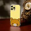 Cute R-Relax B-Bear Phone Case For iPhone17,16,15,14,13Pro Max,us,Soft Silicone Transparent Cover