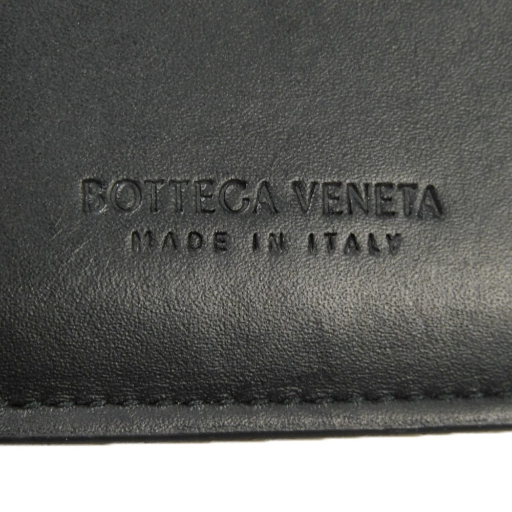 Used 11897 Business Card Holder 605720 VCPQ3 8803 7946 Pass Case RFID IC Chip Maxi Intrecciato Black Men's from Japan