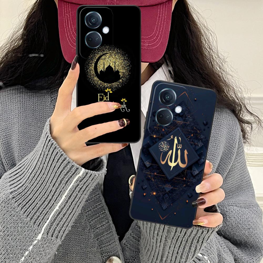 Eid Mubarak Mobile Phone Case for OPPO Reno 14 13 12 11 10 9 8 7 6 5 F T Pro 5G Colorful Printing Cover Smartphone Cover Luxury