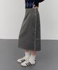 CITTA Piping Trackline Tailored Skirt_Cts612 (Charcoal)