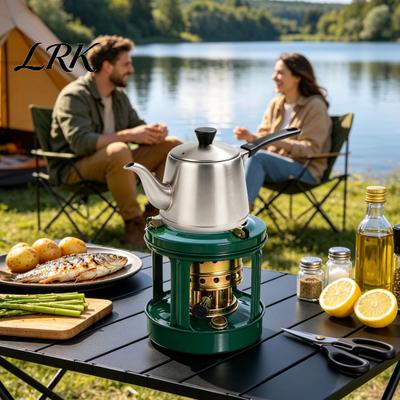 Notfall Kerosinheizung Tragbarer Ofen für Camping, 8-Dochte Campingheizung, Outdoor-Wärmer Leichter Ofenbrenner Wandern Picknick Kochen Camping