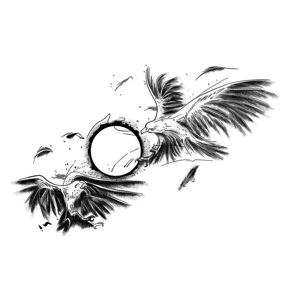 Advanced Sense Thorns Sun Moon Lotus Totem Crown Butterfly Love Flower Arm Waist Tattoo Sticker